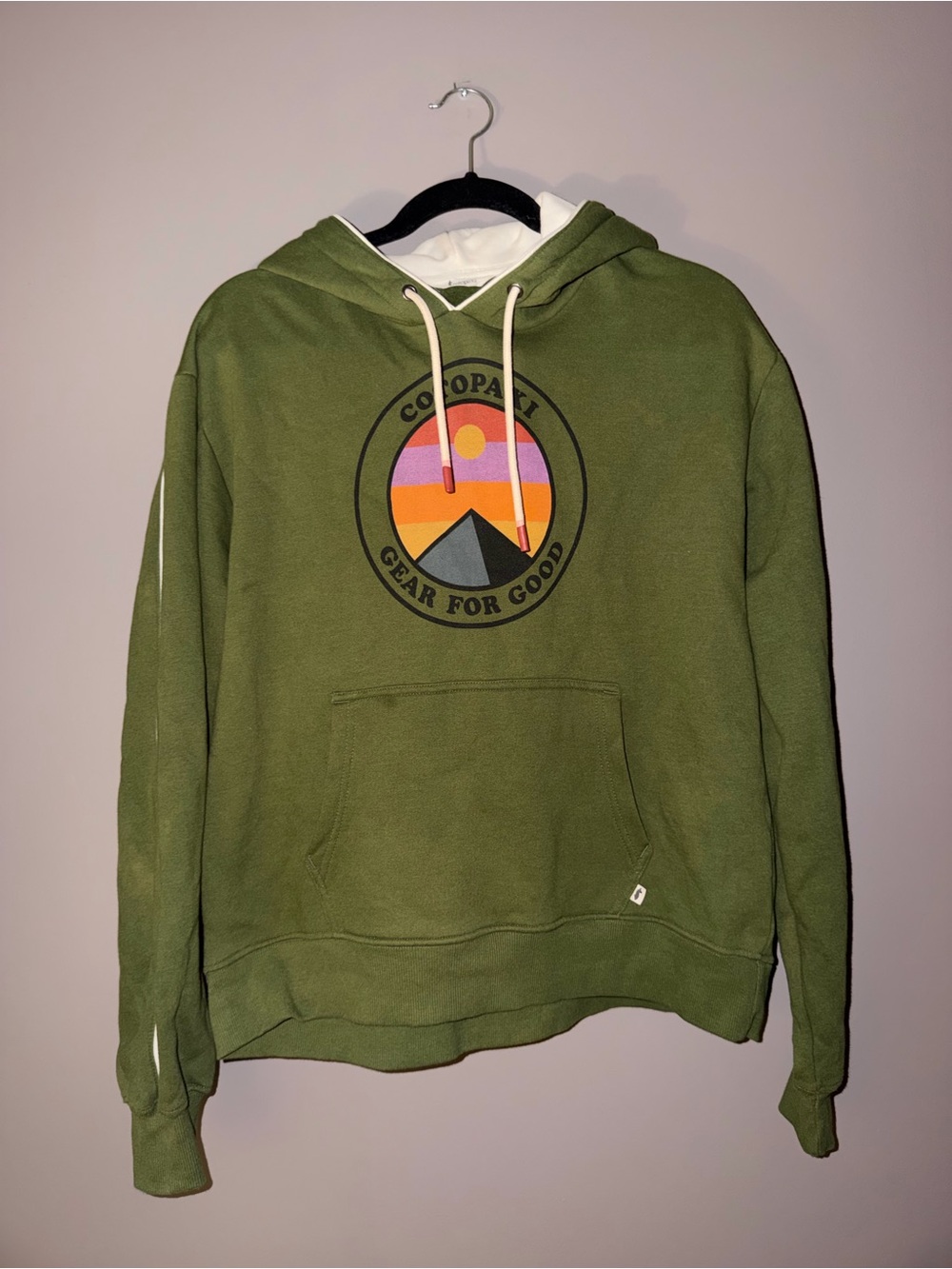Cotopaxi Green Pullover Hoodie - Gear For Good